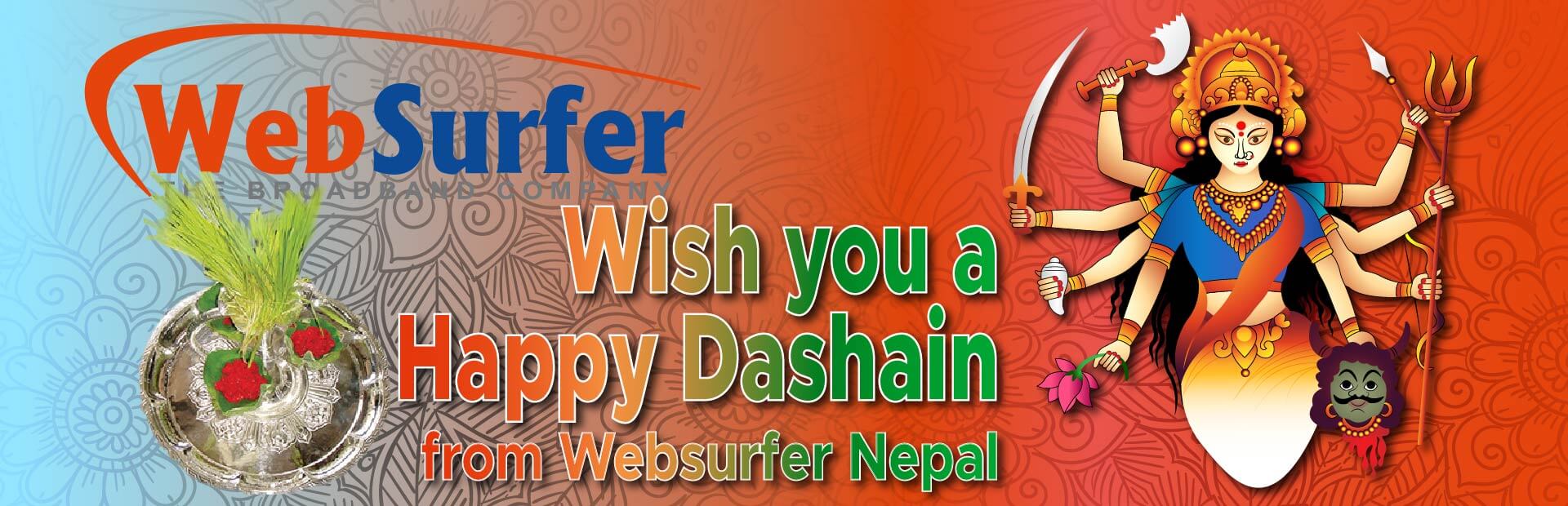 Wish You a Happy Dashain From Websurfer Nepal.